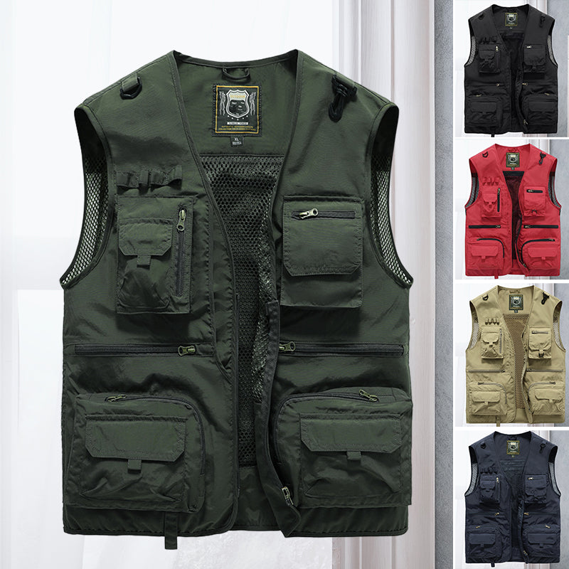 Jonas™ | Bodywarmer med Flera Fickor